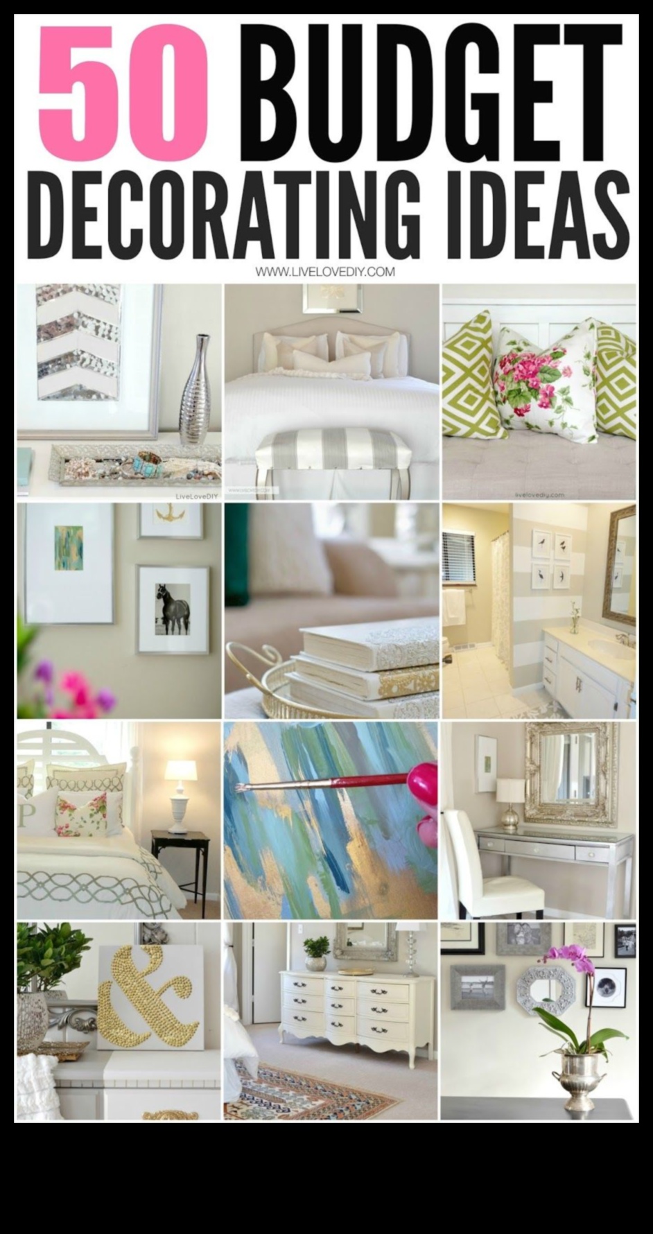 Έργα DIY διακόσμησης σπιτιού για κάθε προϋπολογισμό 4 Οδηγός για αρχάριους: Μεταμορφώνοντας το σπίτι σας με διακόσμηση