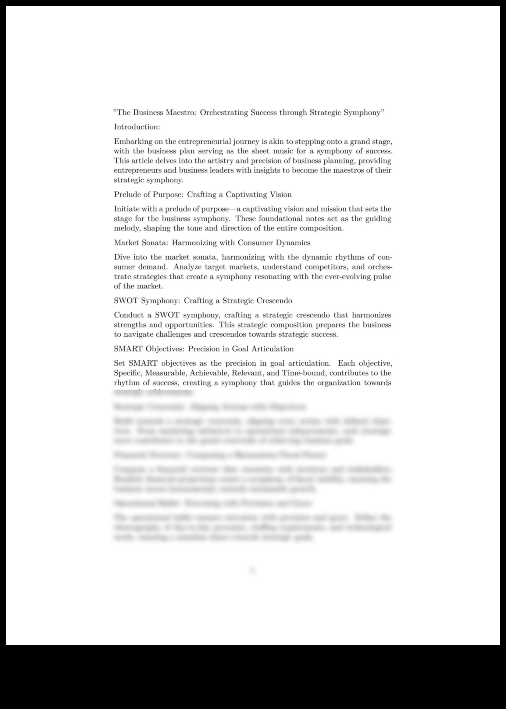 The Business Symphony Πώς να ενορχηστρώσετε την επιτυχία μέσω της στρατηγικής 3 The Business Symphony: Ενορχηστρώνοντας την επιτυχία μέσω της στρατηγικής