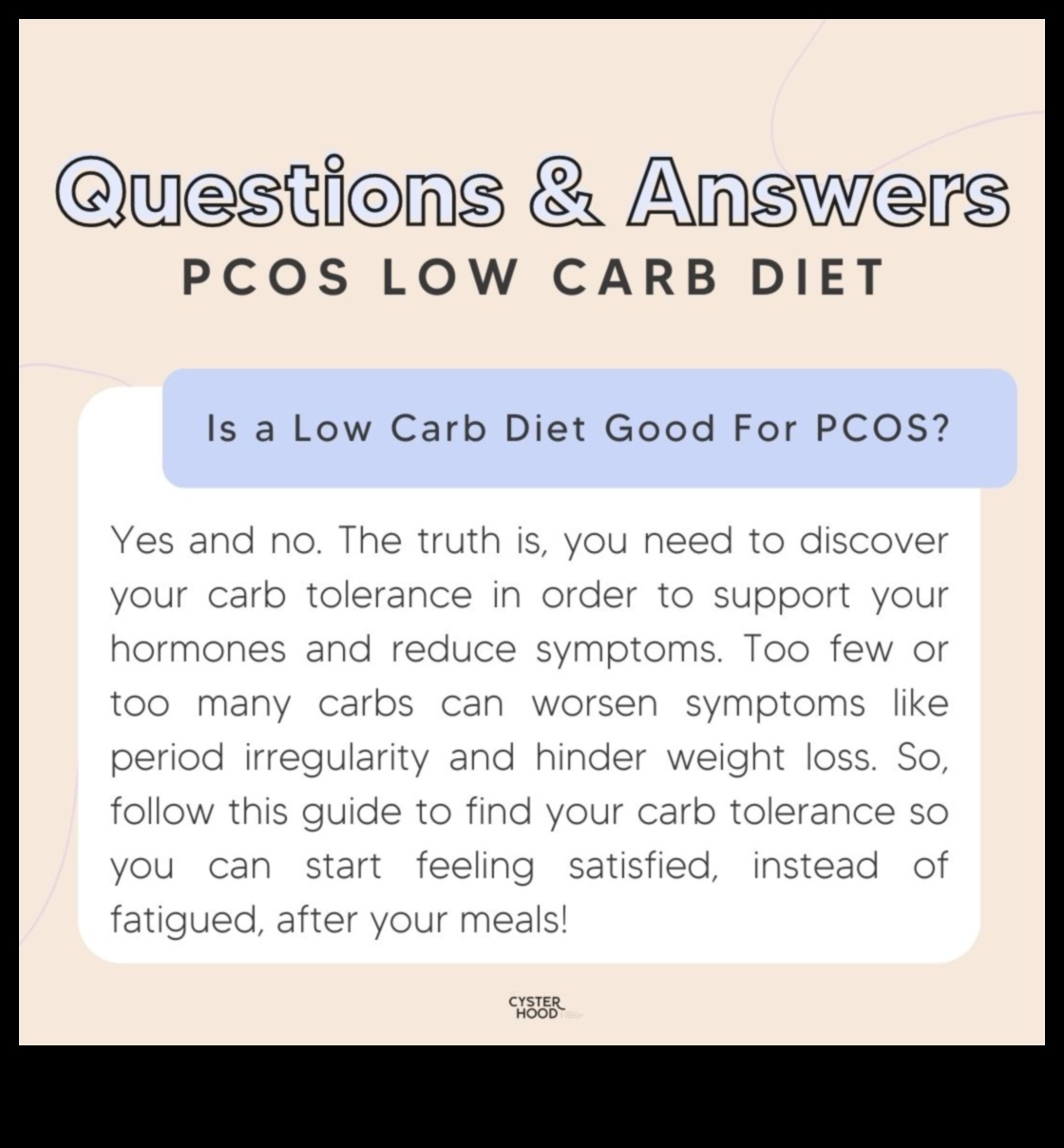 Το PCOS είναι μια δίαιτα χαμηλών υδατανθράκων κατάλληλη για εσάς 4 Ο ρόλος της δίαιτας χαμηλών υδατανθράκων στη διαχείριση του PCOS: Μια ολοκληρωμένη προσέγγιση