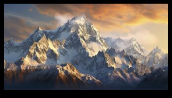 Majestic Mountain Peaks: A Symphony of Natural Landscapes