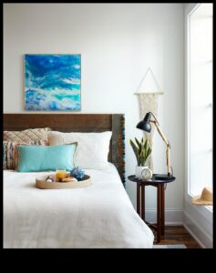 Διακόσμηση παραθαλάσσιου υπνοδωματίου με παραθαλάσσια ατμόσφαιρα